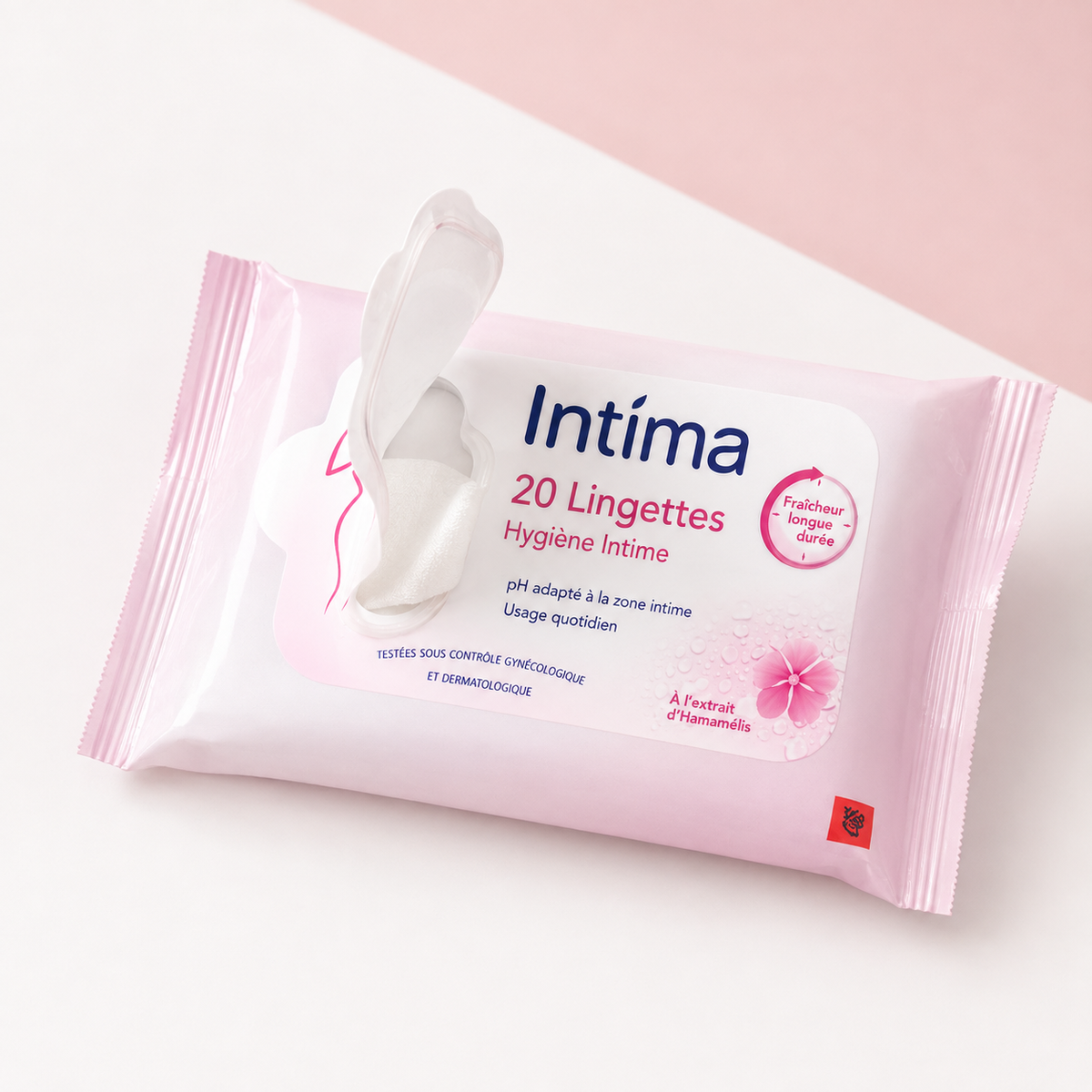 Intima 20 Lingettes Intimes - ouverture refermable