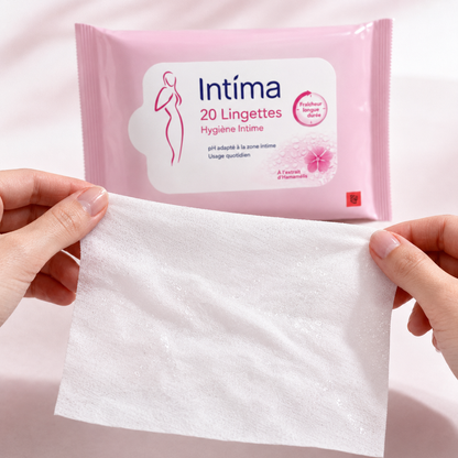 Intima 20 Lingettes Intimes - texture douceur et humidité