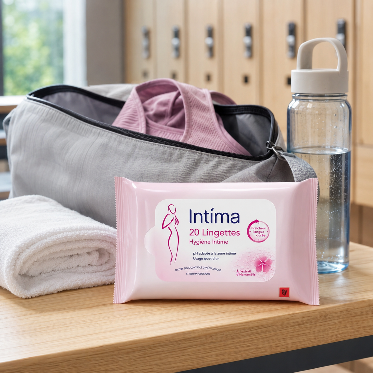 Intima 20 Lingettes Intimes - après activité sportive