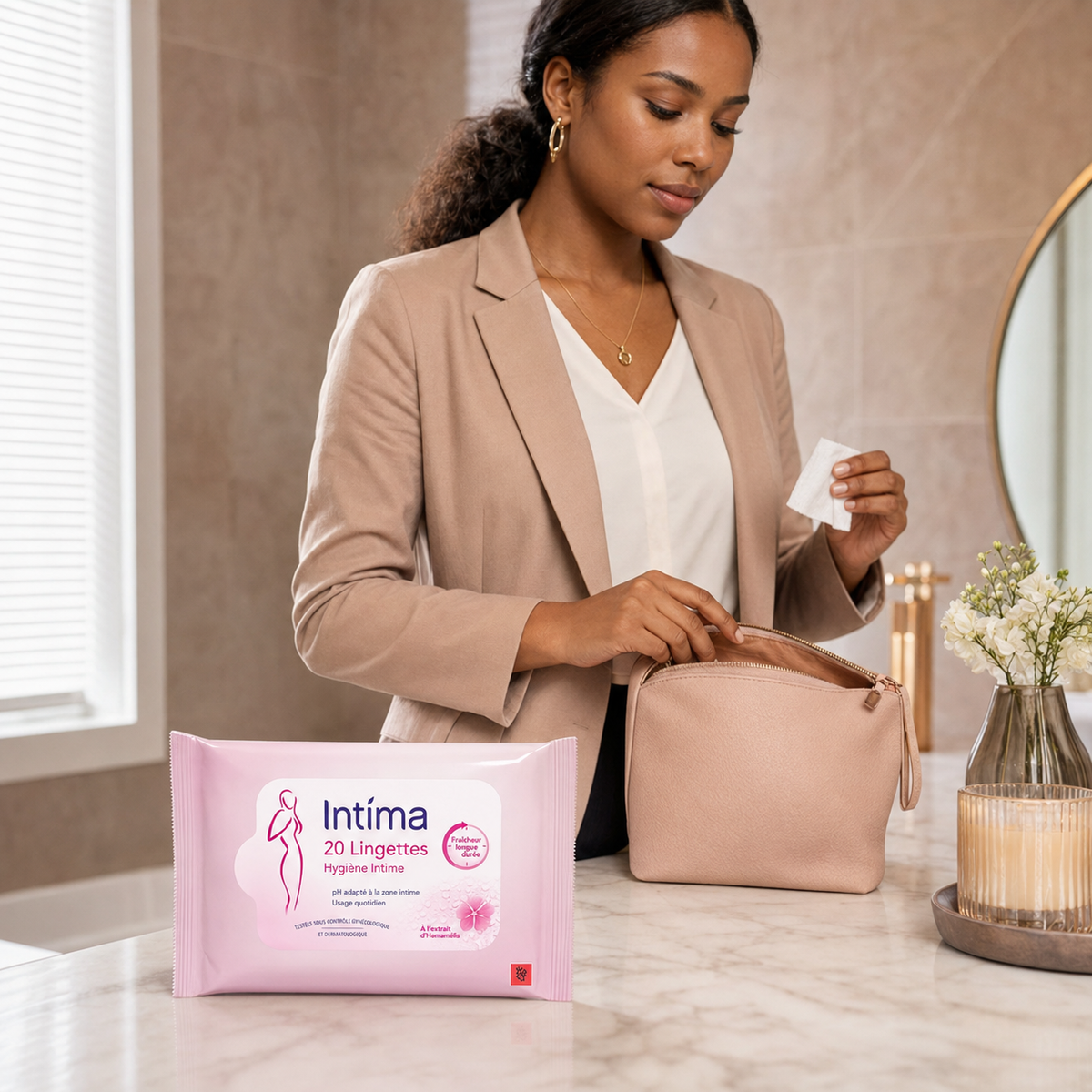 Intima 20 Lingettes Intimes - fraîcheur quotidienne