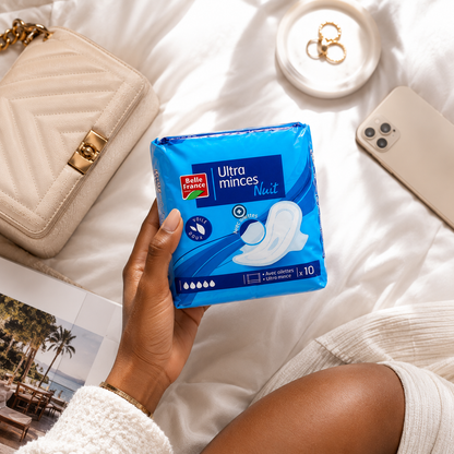 Belle France - Serviette Ultra Mince - Lot de 10