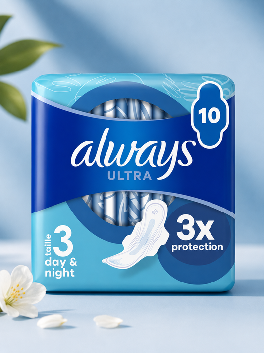 Always Ultra Day 3X Protection Jour et Nuit Taille 3 Ultra