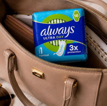 Always Ultra Day dans un sac à main