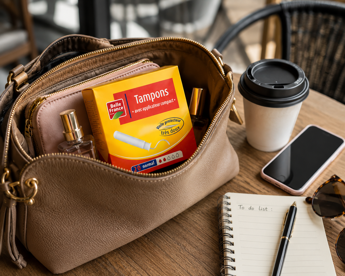 Belle France Tampon Applicateur compact - dans le sac à main
